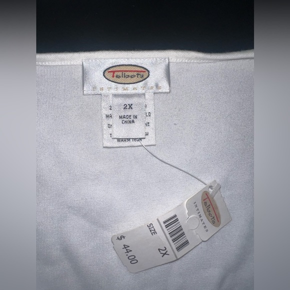 Talbots Intimates Tie Front Top / Cover up top Size 2XL NWT - Picture 5 of 5